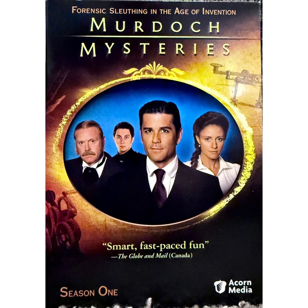Acorn Media Murdoch Mysteries Season 1 DVD Set Excellent 4-Disc